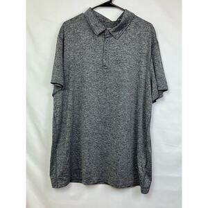 Mountain Warehouse Men's Size 2XL Black Short Sleeve Knit Polo Shirt
